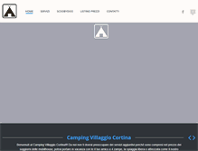 Tablet Screenshot of campingcortina.net
